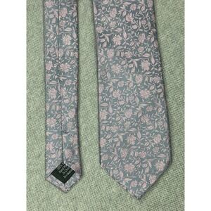 Pronto Uomo Neck Tie 61 x2.75" EUC Classic Silk Floral Tie